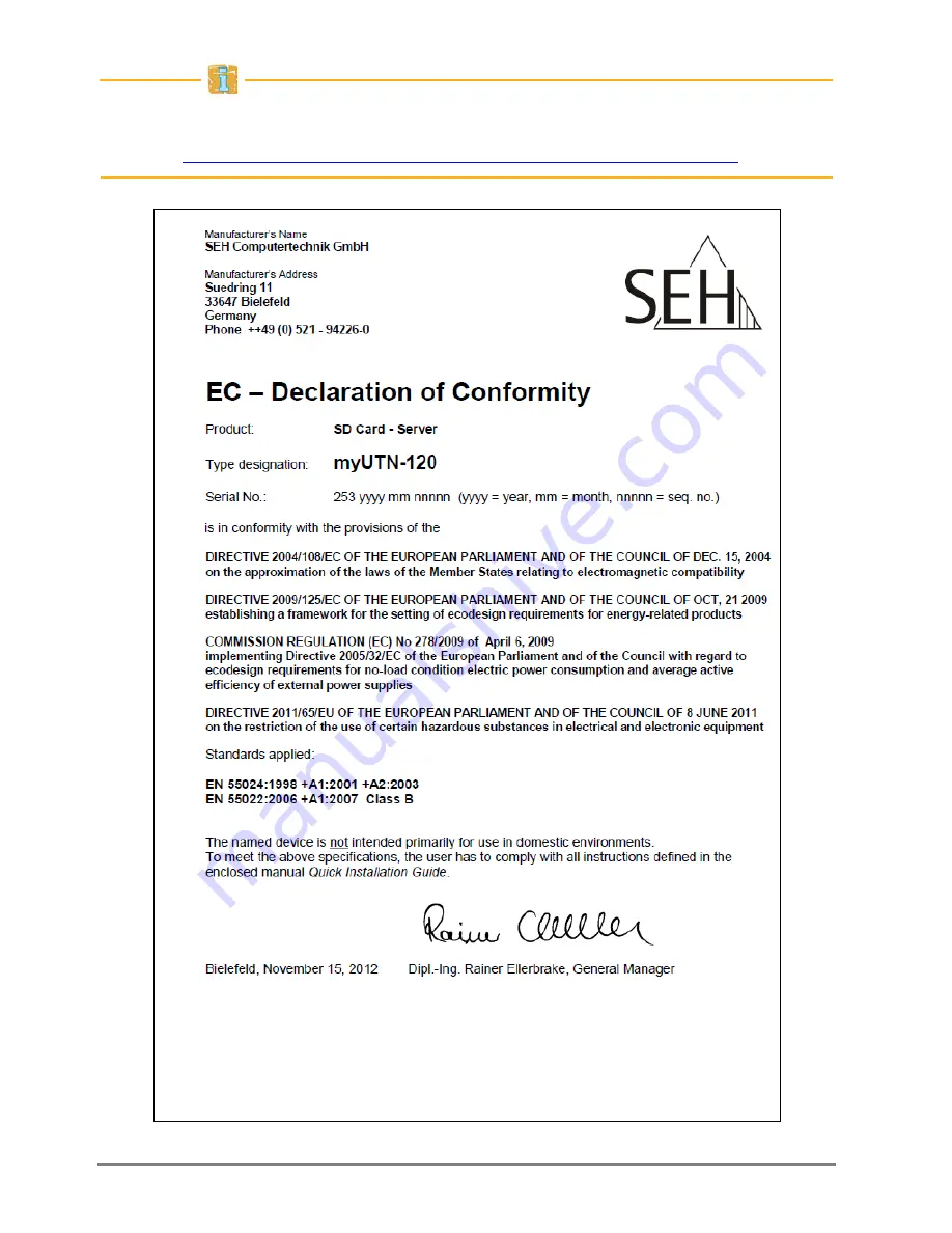 SEH myUTN-120 Quick Installation Manual Download Page 30