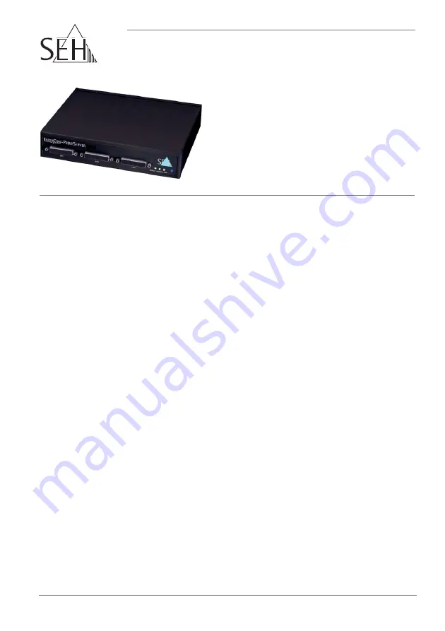 SEH PS104 Hardware Installation Manual Download Page 1