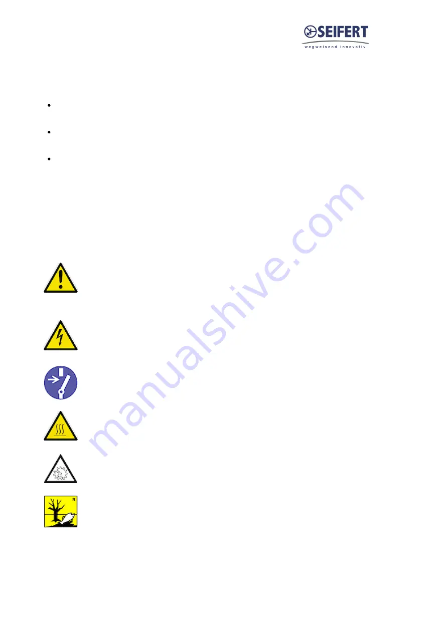 Seifert 750620B001 User Manual Download Page 2