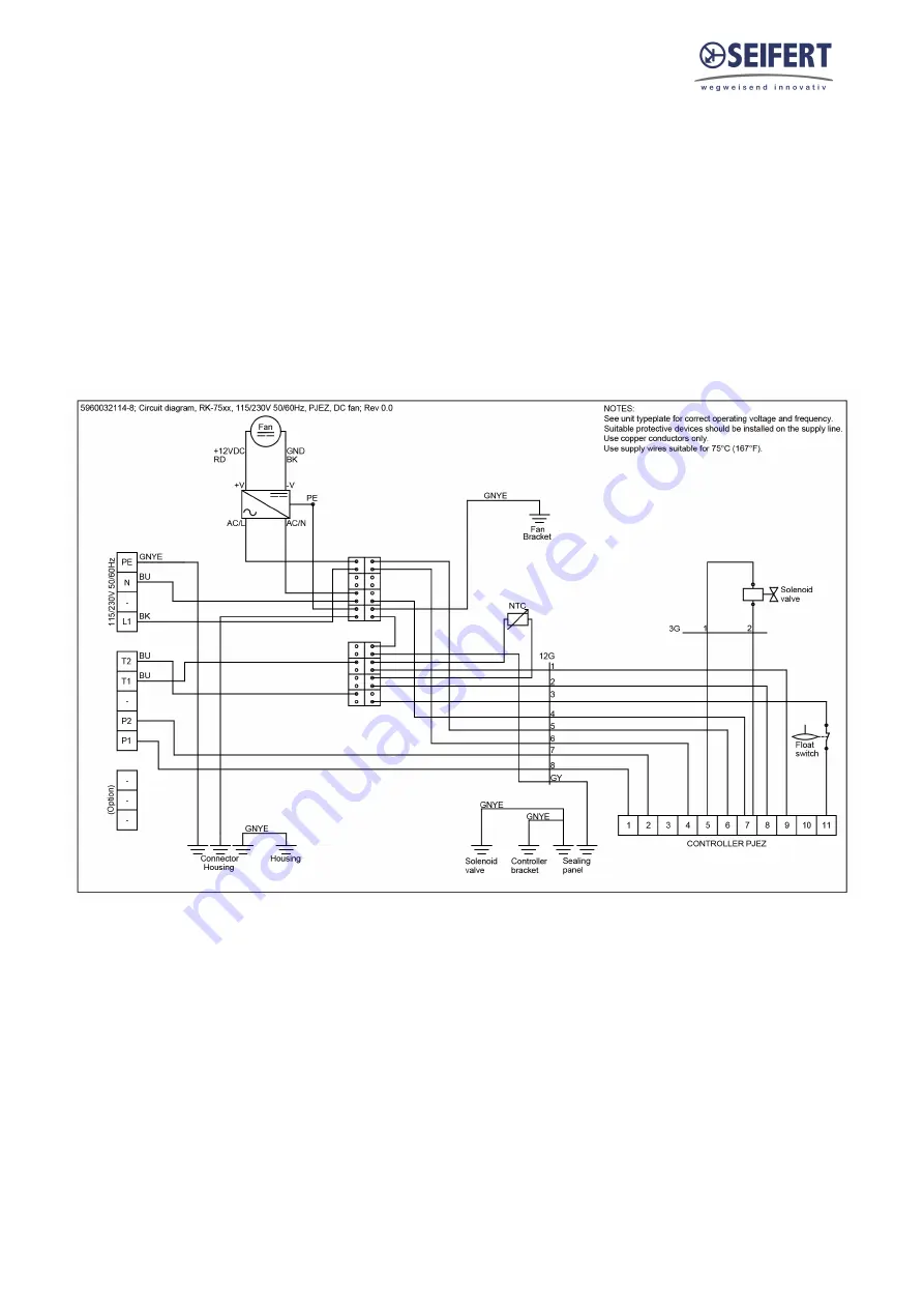 Seifert 750641B001 Скачать руководство пользователя страница 20