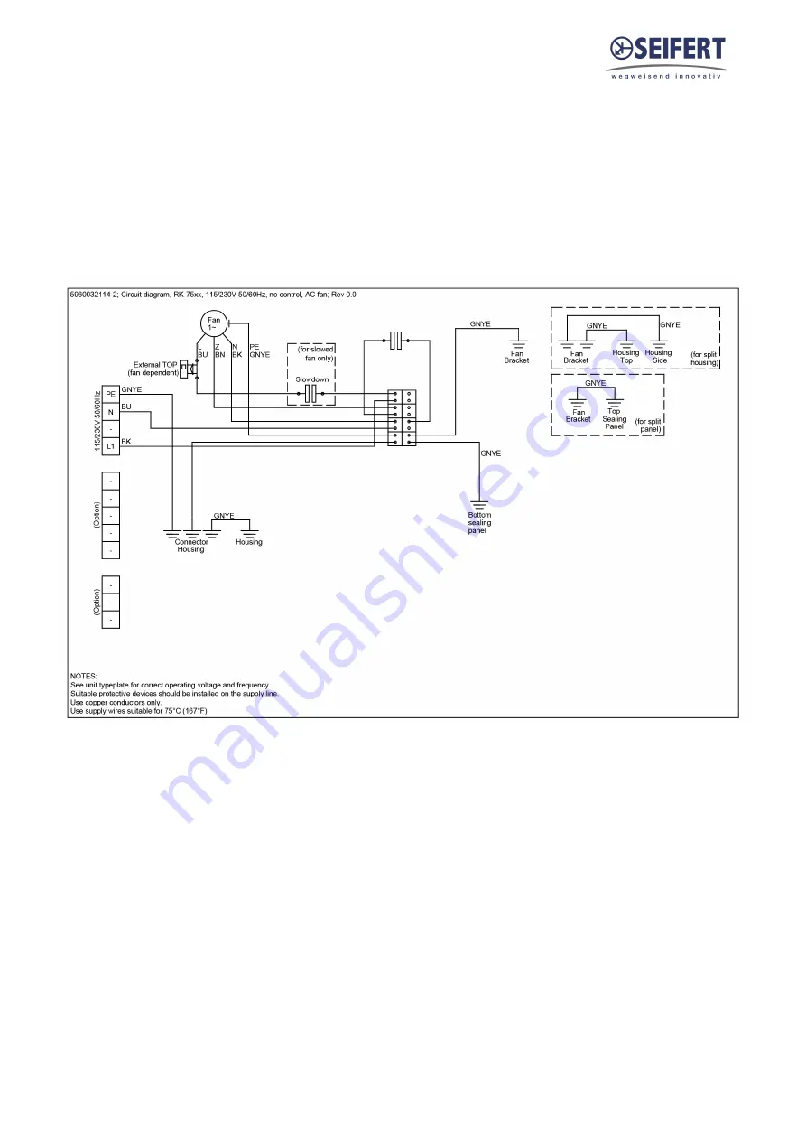 Seifert 752500B001 User Manual Download Page 22