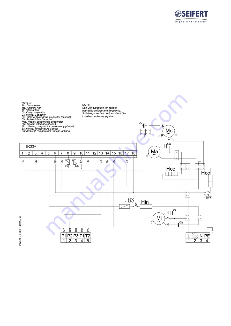 Seifert 852510S62 Instruction Manual Download Page 16