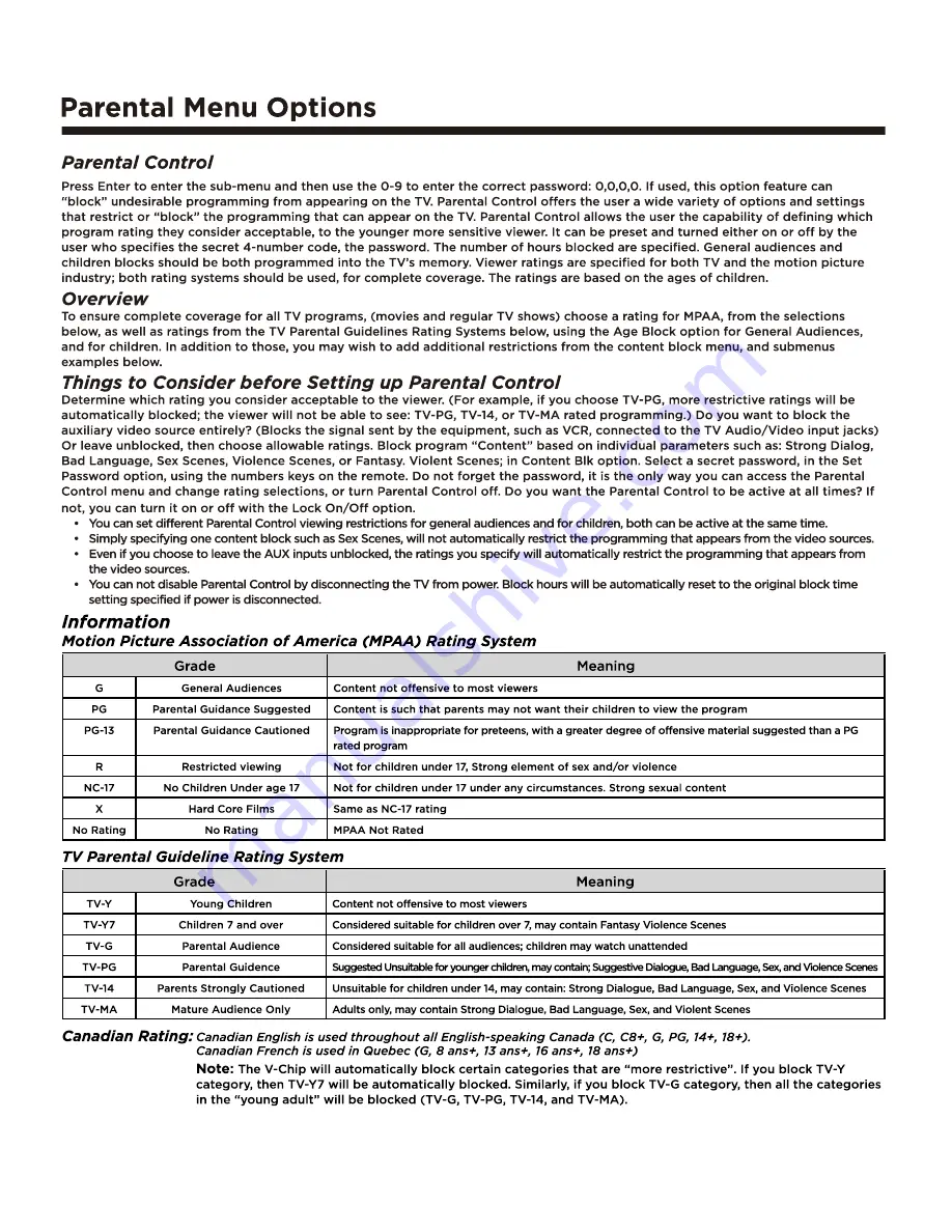 Seiki LC-32G82 Instruction Manual Download Page 22