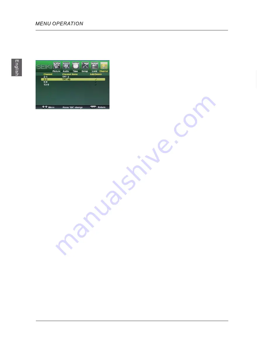 Seiki LC40TZM Instruction Manual Download Page 26