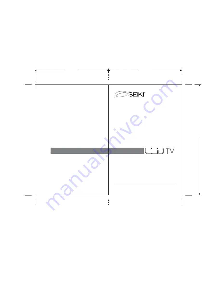 Seiki SC32HT04 Скачать руководство пользователя страница 1