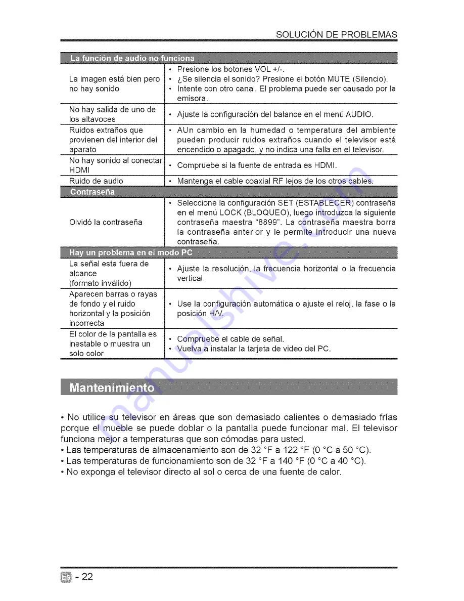 Seiki SE20HY User Manual Download Page 71