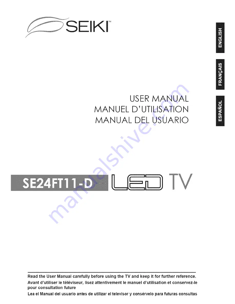 Seiki SE24FT11-D User Manual Download Page 1