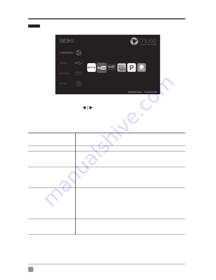 Seiki SE40FYT User Manual Download Page 13