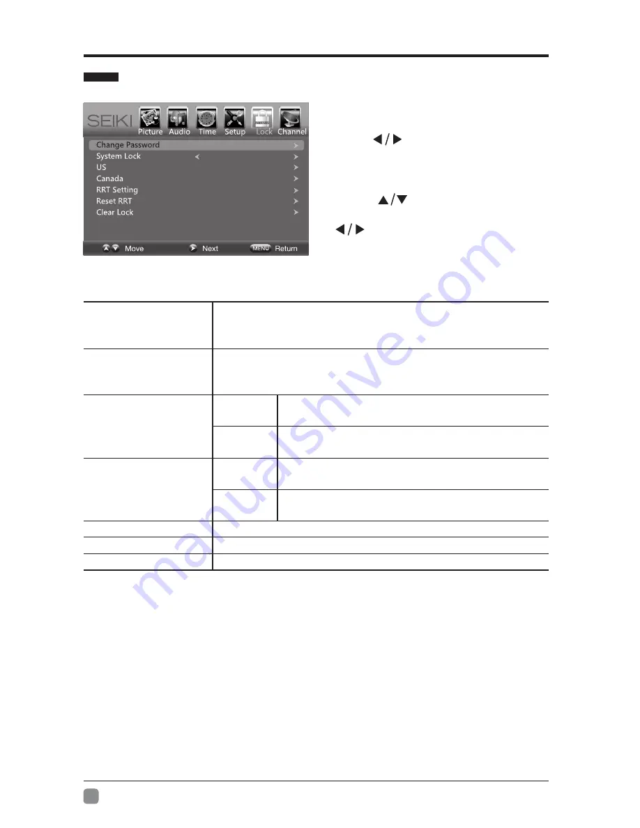 Seiki SE42UM User Manual Download Page 17