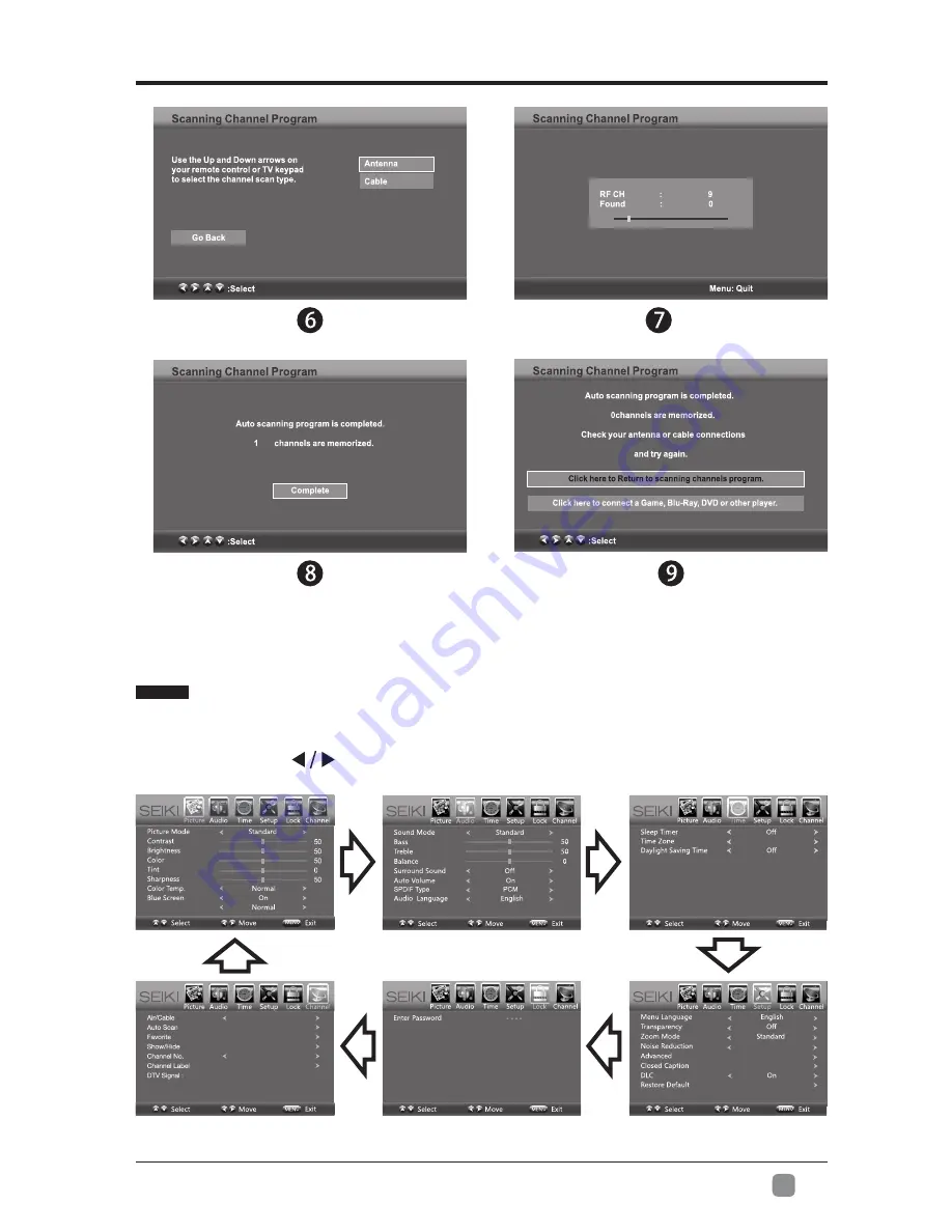 Seiki SE42UM User Manual Download Page 60