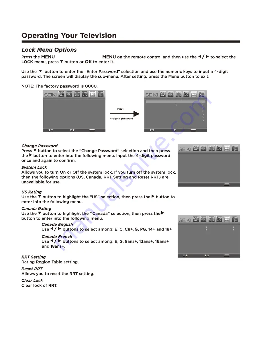 Seiki SE551GS User Manual Download Page 19