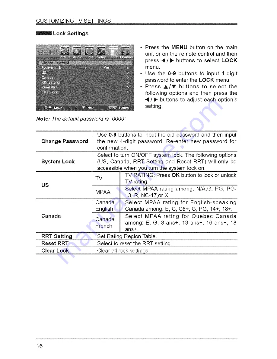 Seiki SE60GY24 User Manual Download Page 17