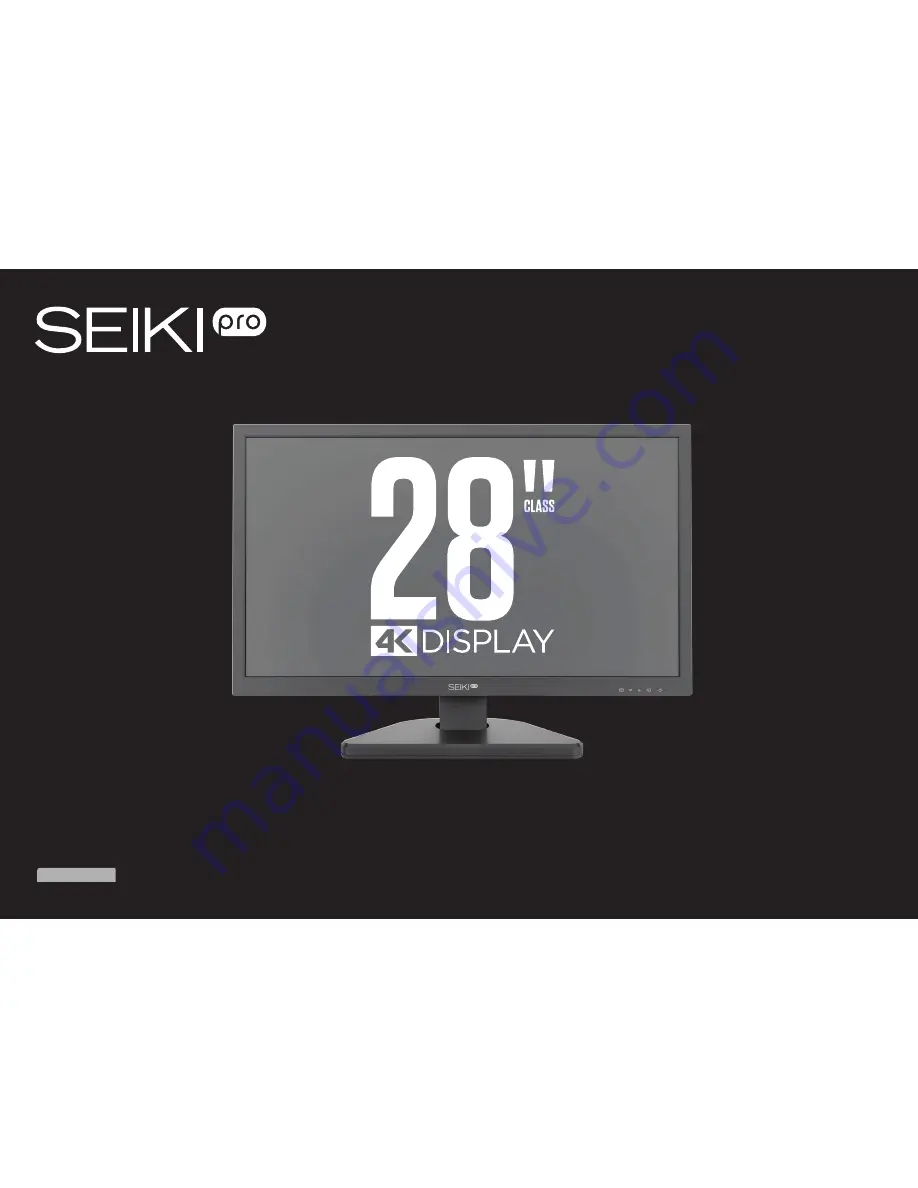 Seiki SM28UTR User Manual Download Page 1