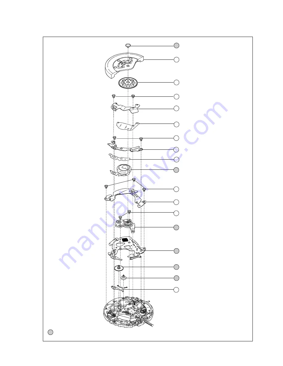 Seiko 3M62A Parts Catalogue /Technical Manual Download Page 3