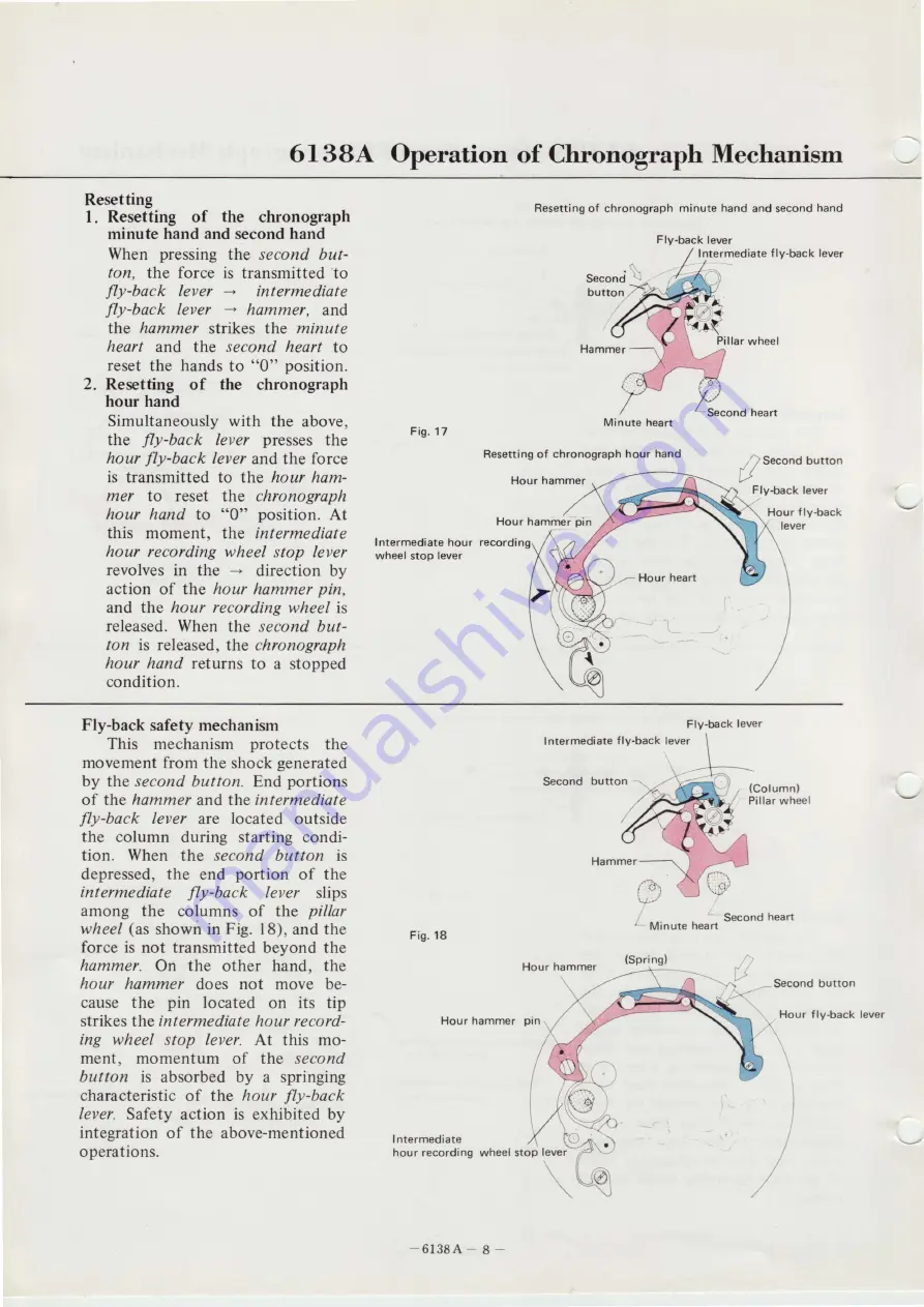 Seiko 6138A Manual Download Page 8