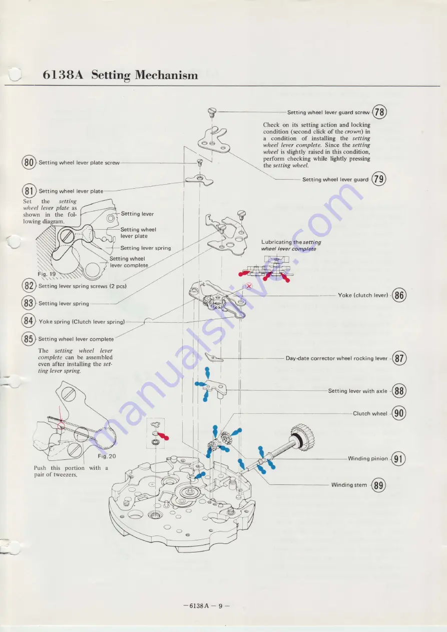 Seiko 6138A Manual Download Page 9