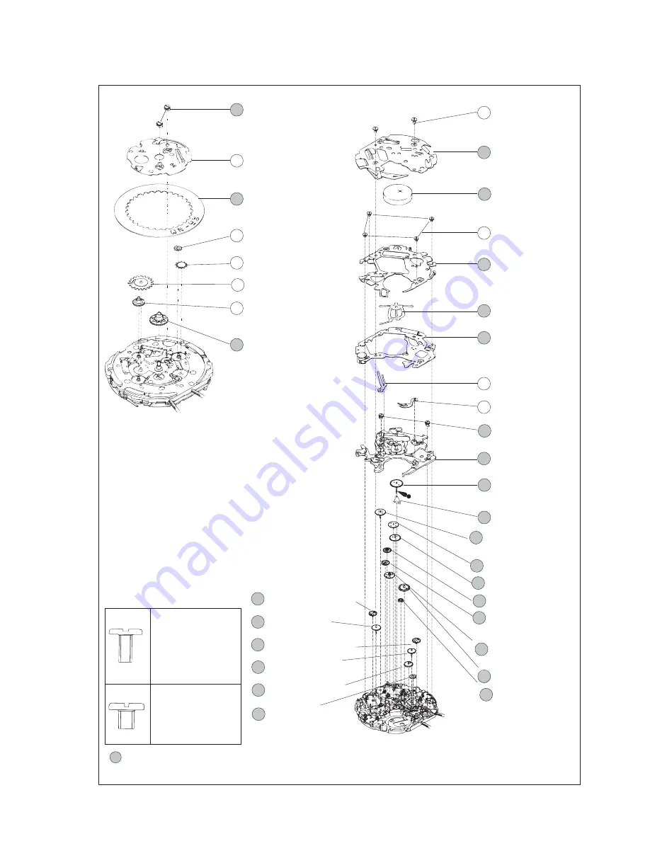 Seiko 7T32B Technical Manual Download Page 3