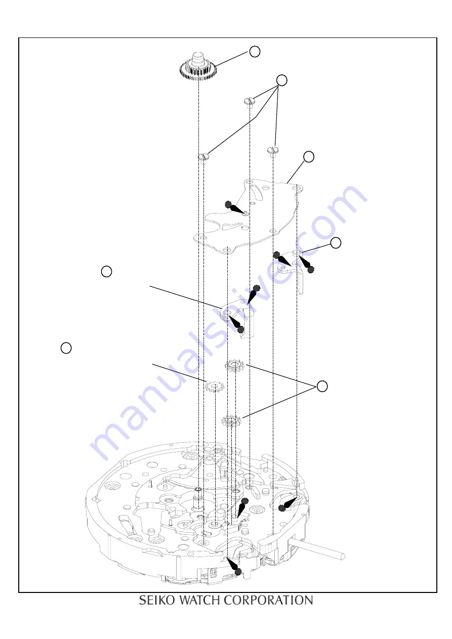 Seiko 8T67A Parts Catalogue /Technical Manual Download Page 3