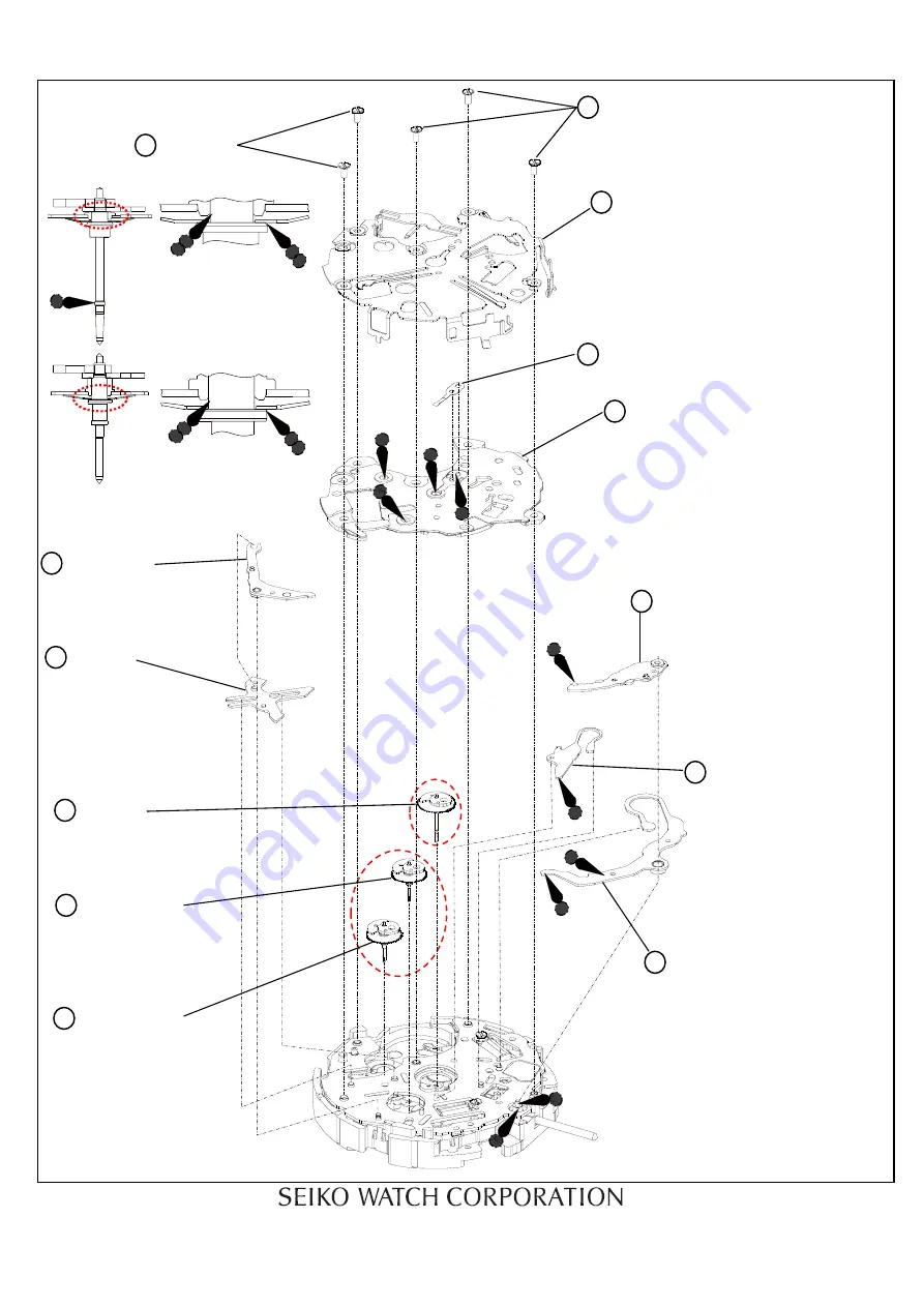 Seiko 8T67A Parts Catalogue /Technical Manual Download Page 4