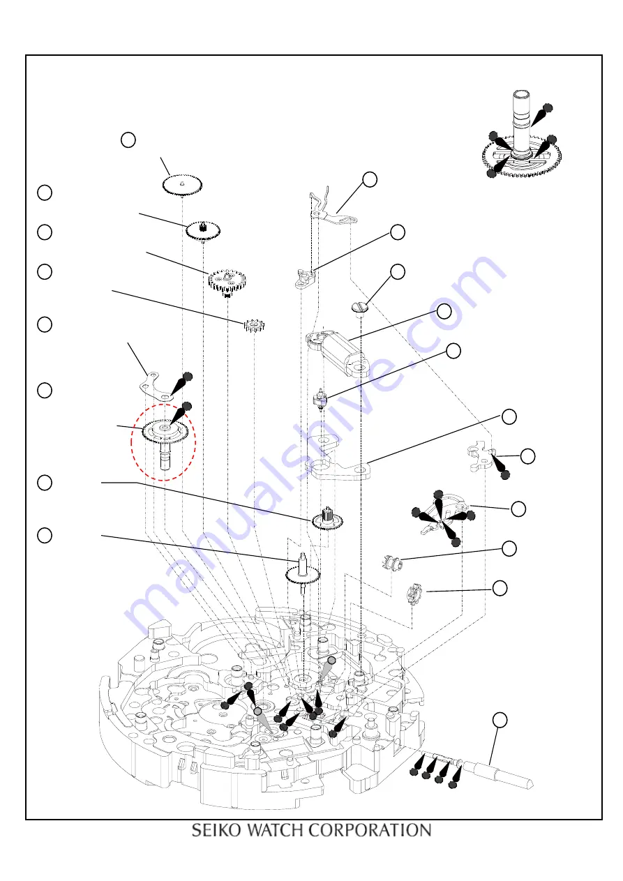 Seiko 8T67A Parts Catalogue /Technical Manual Download Page 6