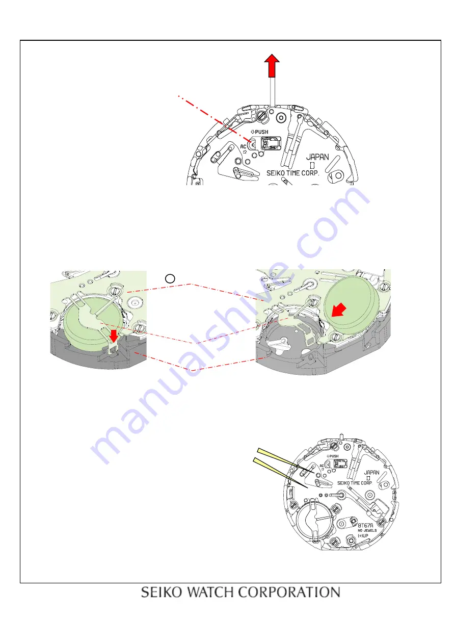 Seiko 8T67A Parts Catalogue /Technical Manual Download Page 12