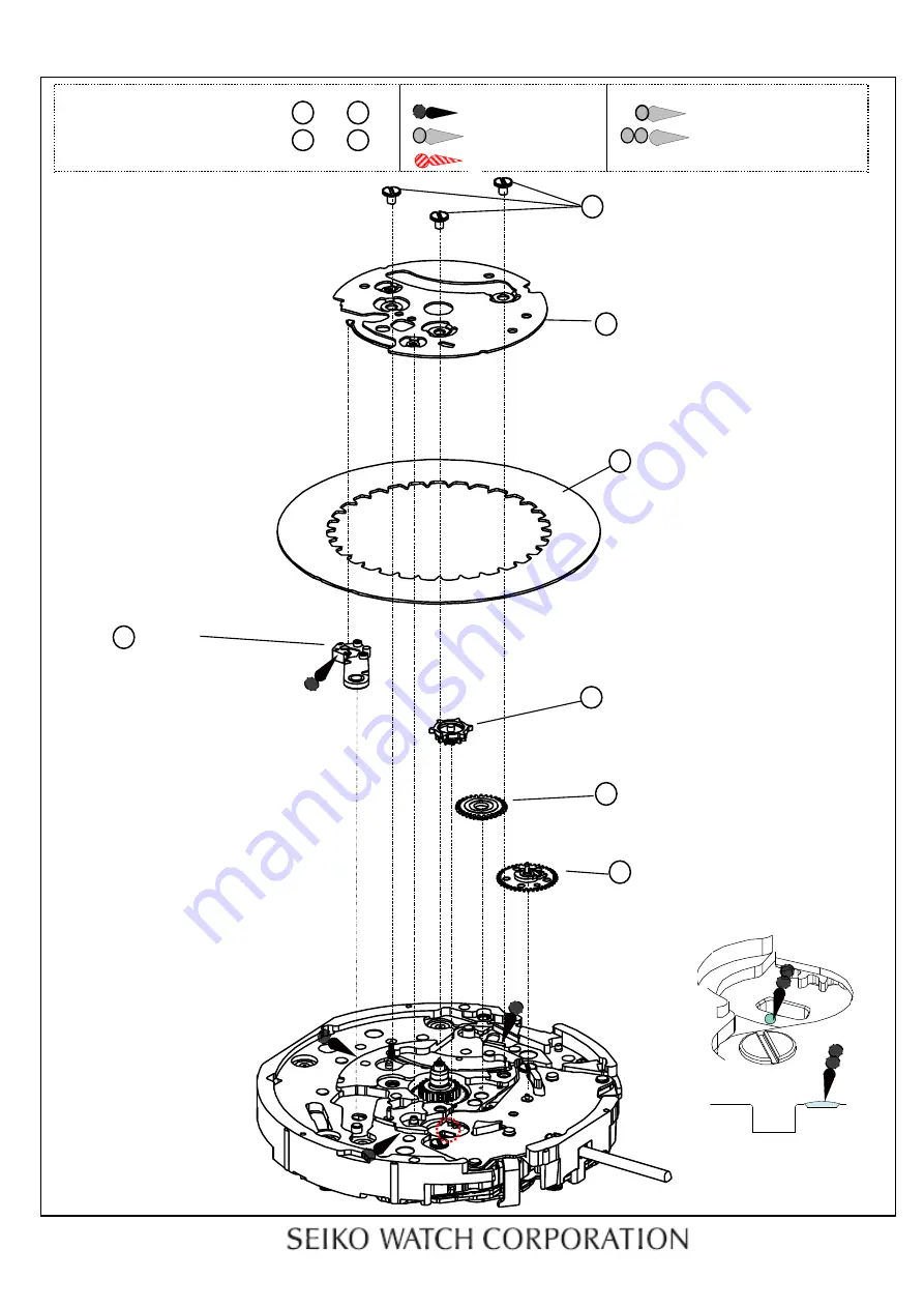 Seiko 8T68A Parts Catalogue /Technical Manual Download Page 2