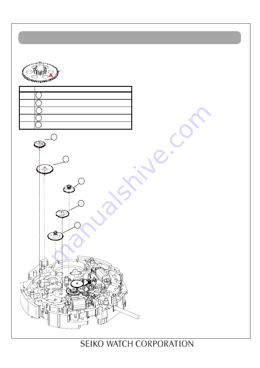 Seiko 8T68A Parts Catalogue /Technical Manual Download Page 9