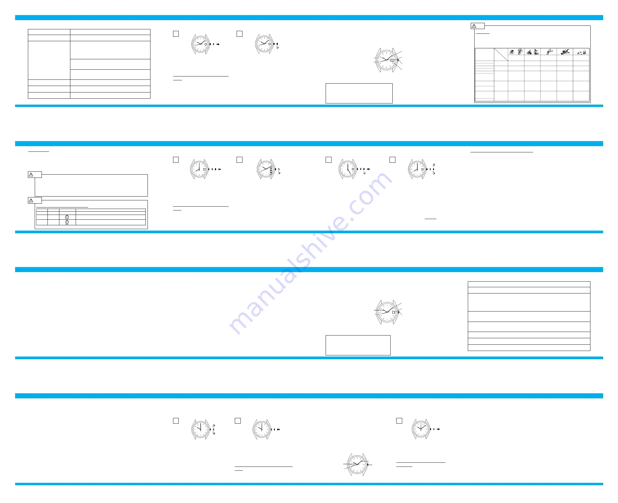 Seiko Cal. 4J51 Instruction Manual Download Page 11