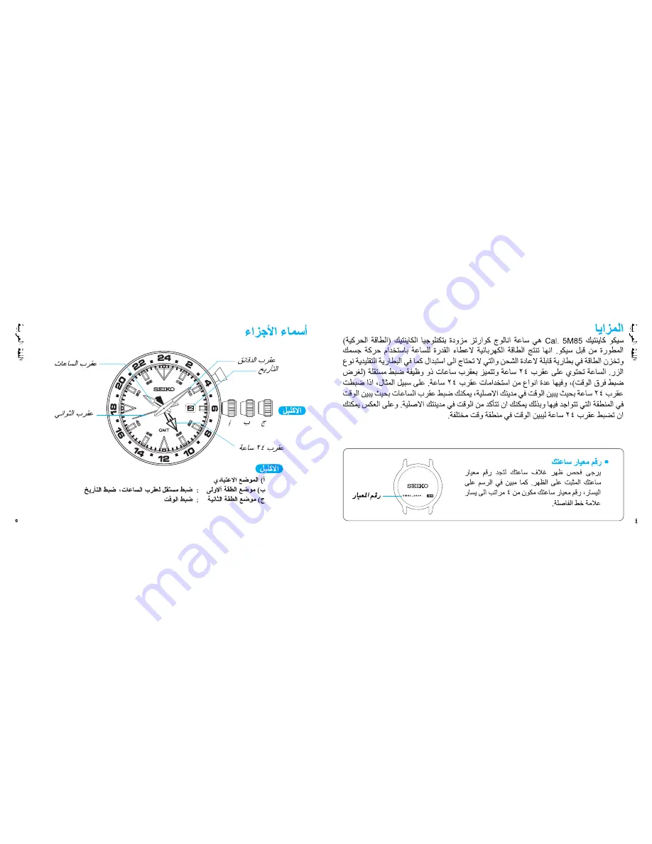 Seiko Cal. 5M85 Instructions Manual Download Page 100