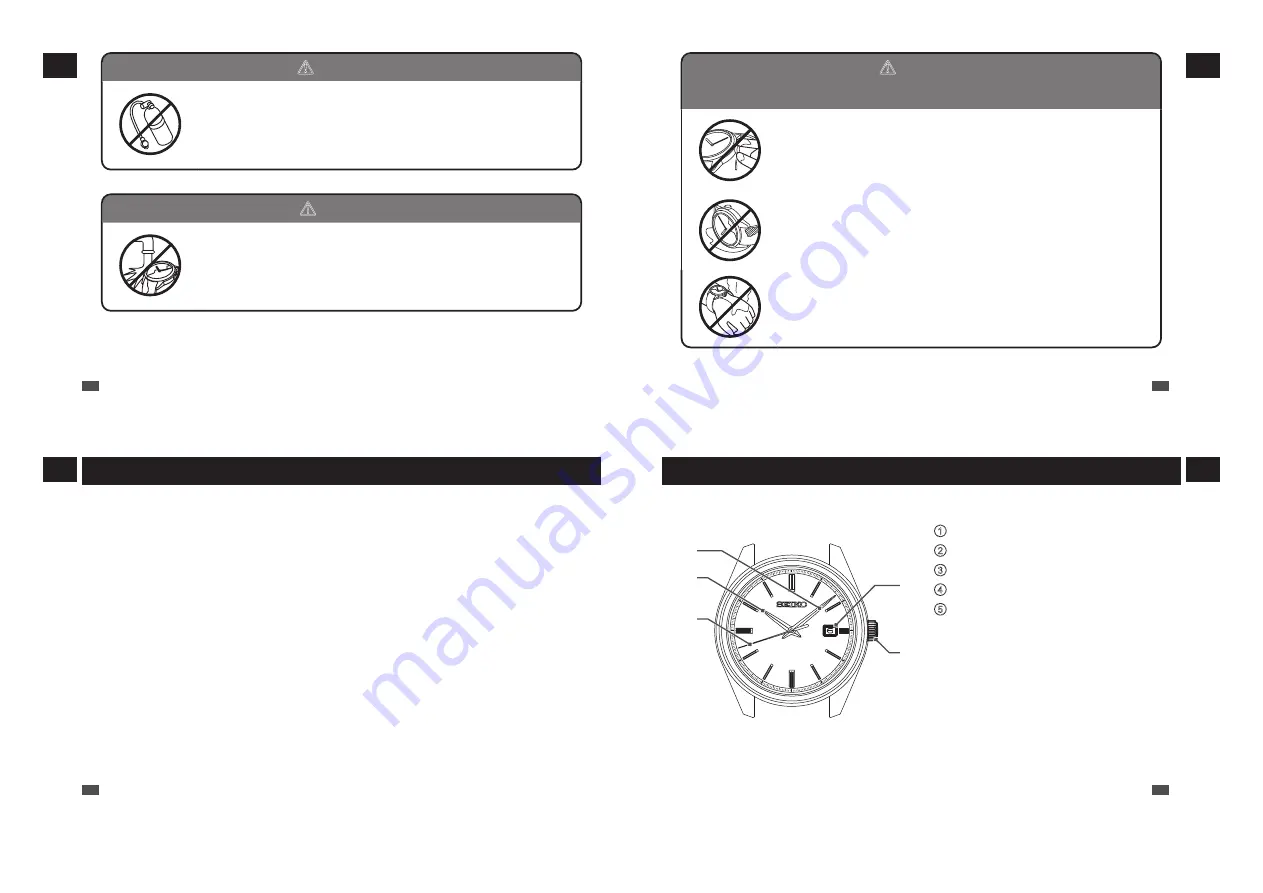 Seiko M-23 2R05 Instructions Manual Download Page 3