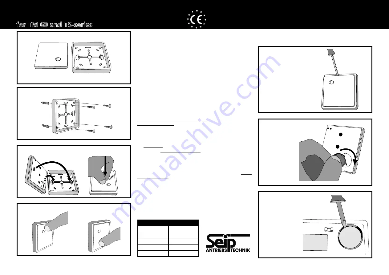 Seip SKR2W Quick Start Manual Download Page 2