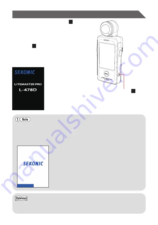 Sekonic LITEMASTER PRO L-478DR-A-PX Operating Manual Download Page 10