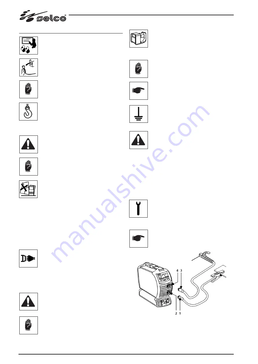 Selco Genesis 1500 TLH Instruction Manual Download Page 8