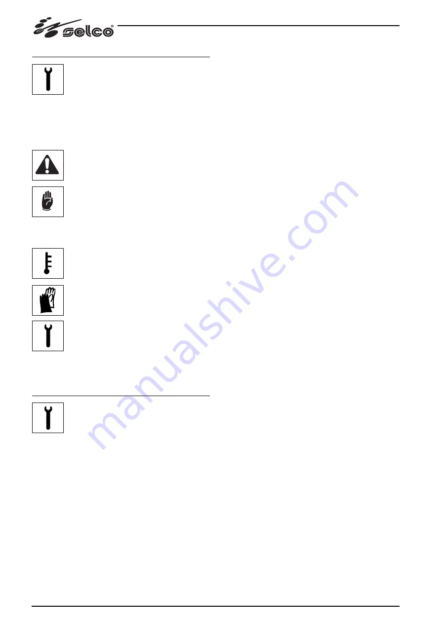 Selco Genesis 1500 TLH Instruction Manual Download Page 124