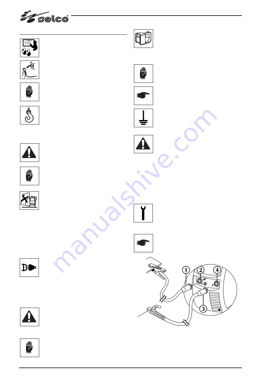 Selco Genesis 2700 AC/DC Instruction Manual Download Page 98