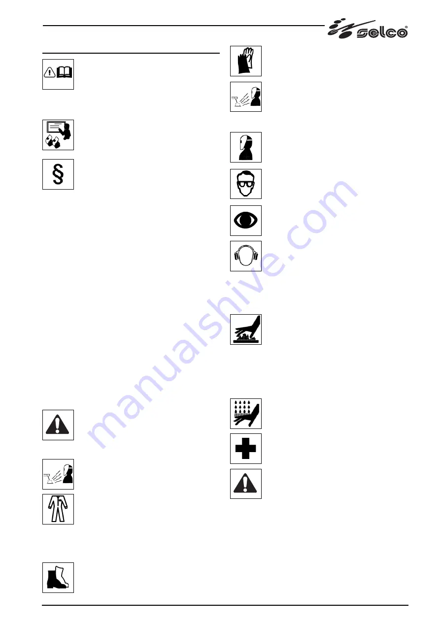 Selco Genesis 3200 TLH Instruction Manual Download Page 179