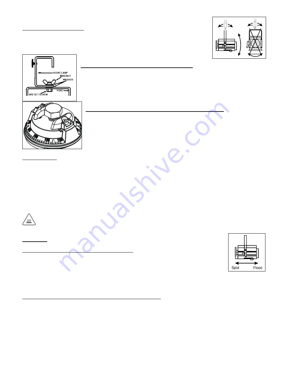 Selecon Rama Fresnel Series Operation Manual Download Page 2