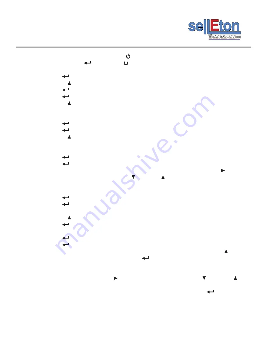 SellEton Scales SL-918 Скачать руководство пользователя страница 11