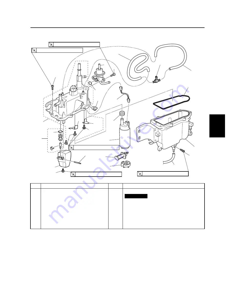 SELVA MARINE Blue Whale 250 EFI Service Manual Download Page 107