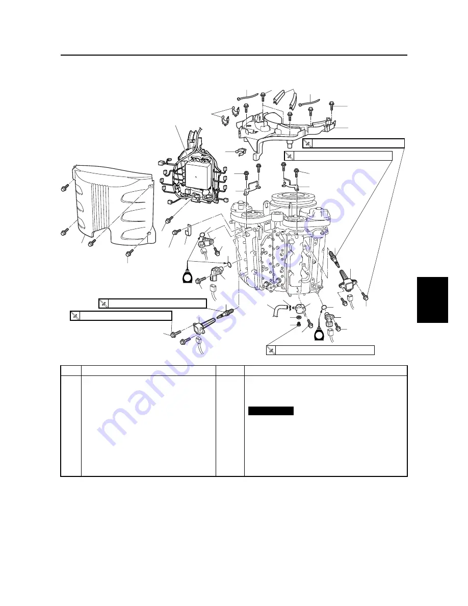 SELVA MARINE Blue Whale 250 EFI Service Manual Download Page 119