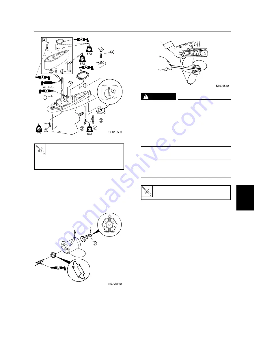 SELVA MARINE Blue Whale 250 EFI Service Manual Download Page 243