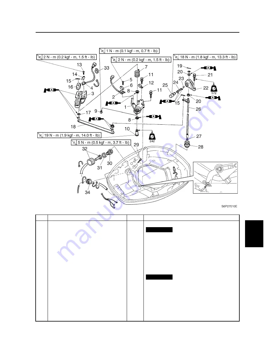 SELVA MARINE Blue Whale 250 EFI Service Manual Download Page 257