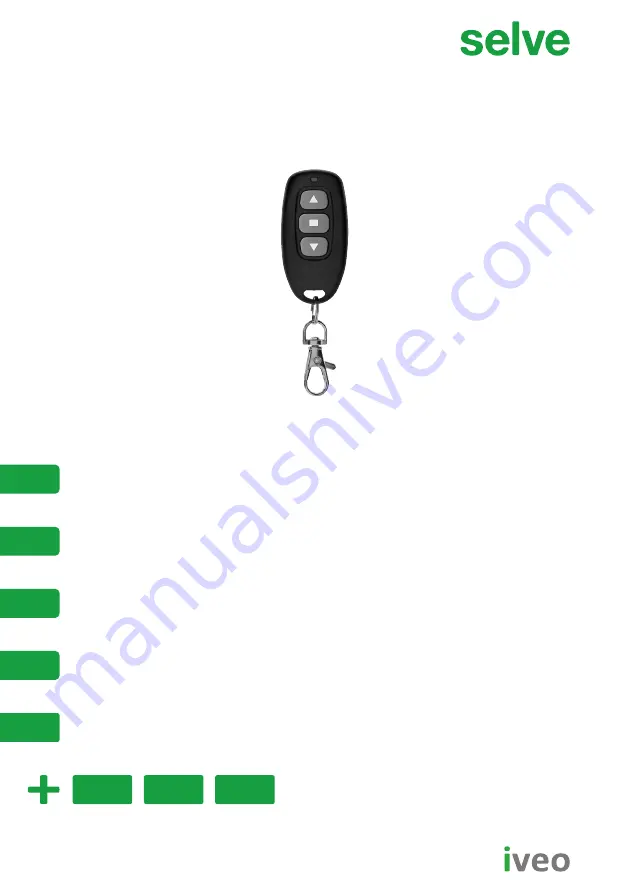 Selve iveo Key Send Operating Instruction Download Page 1