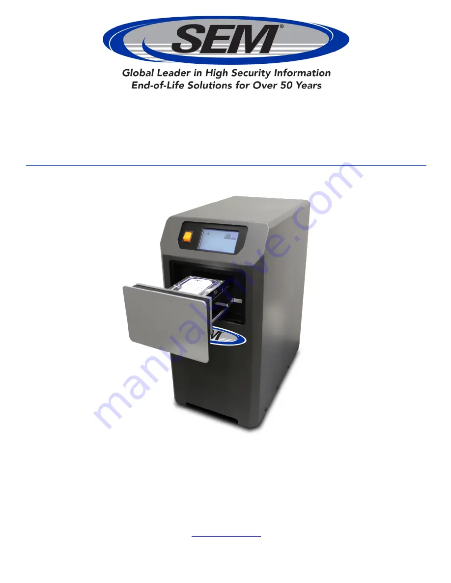 SEM EMP-1000HS Operation And Maintenance Manual Download Page 1