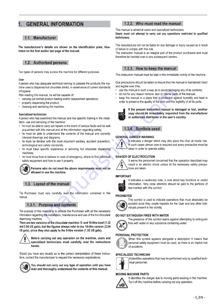 SEMAK HCD10 Operation And Warranty Booklet Download Page 4