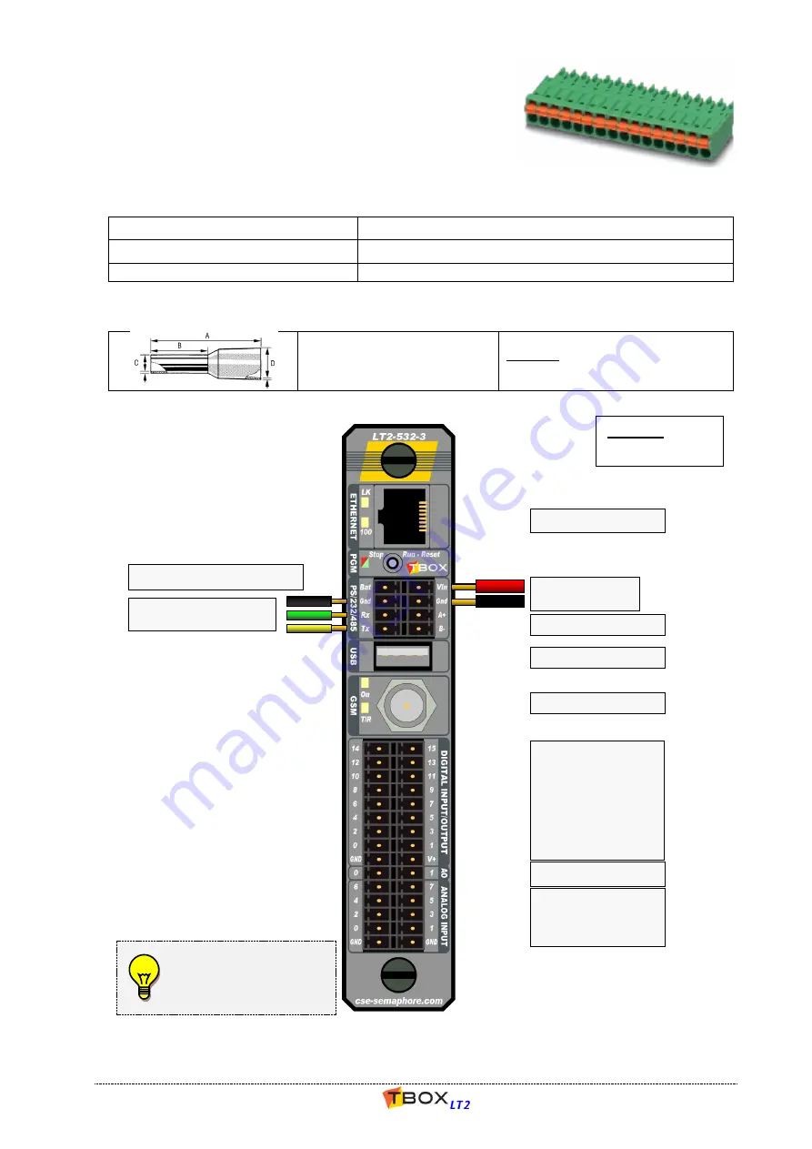 semaphore TBOX LT2-530 Series Скачать руководство пользователя страница 19