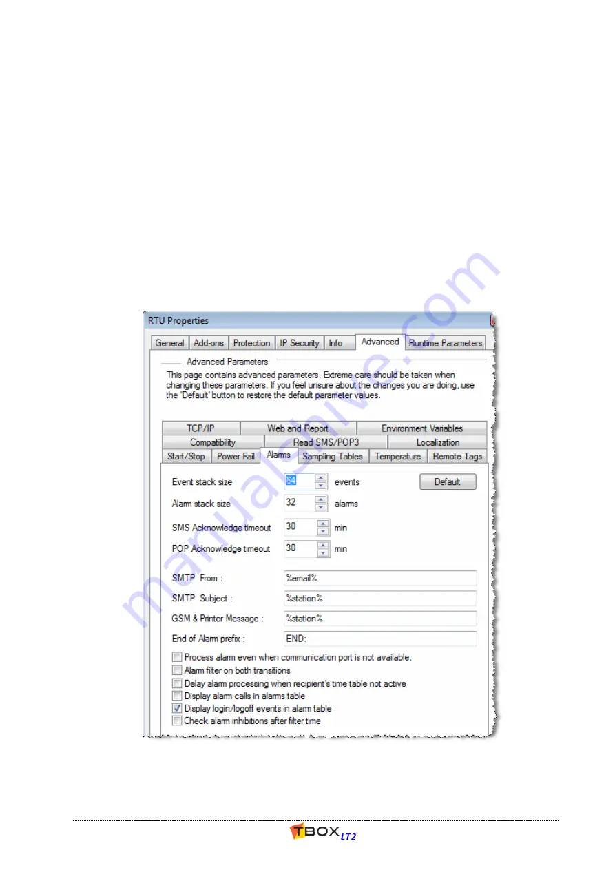 semaphore TBOX LT2-530 Series User Manual Download Page 47