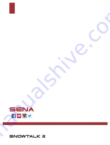 Sena Snowtalk 2 Quick Start Manual Download Page 3