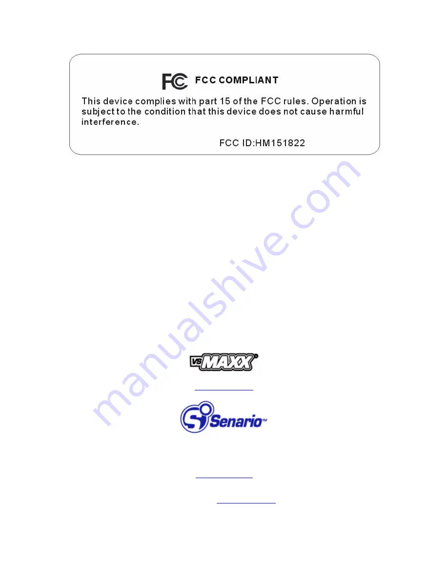 Senario VS-MAXXTM 20894 Скачать руководство пользователя страница 16