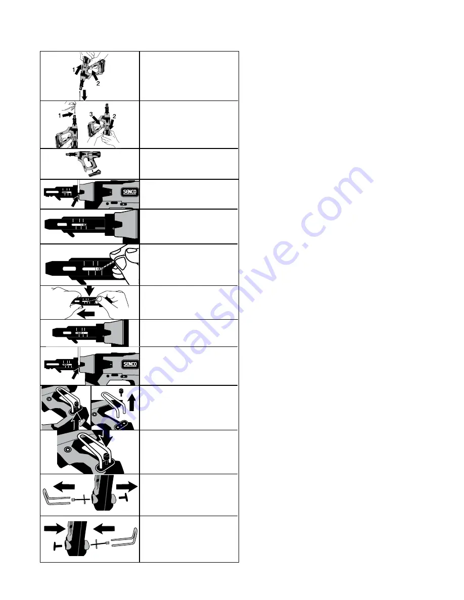 Senco DS212-18V Operating Instructions Manual Download Page 14